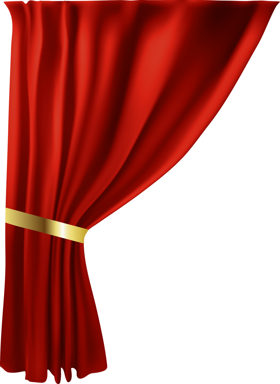 Red Theatre Curtain